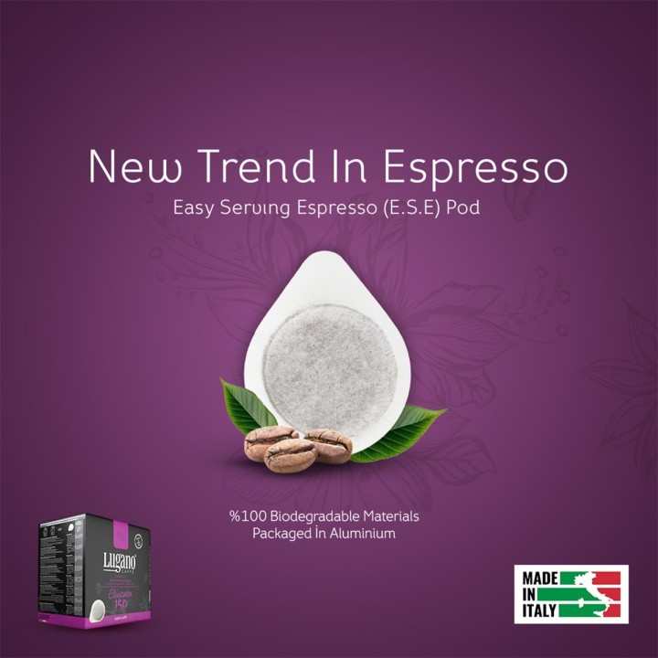 Cialde E.S.E. Espresso Elite Dark 150 pezzi