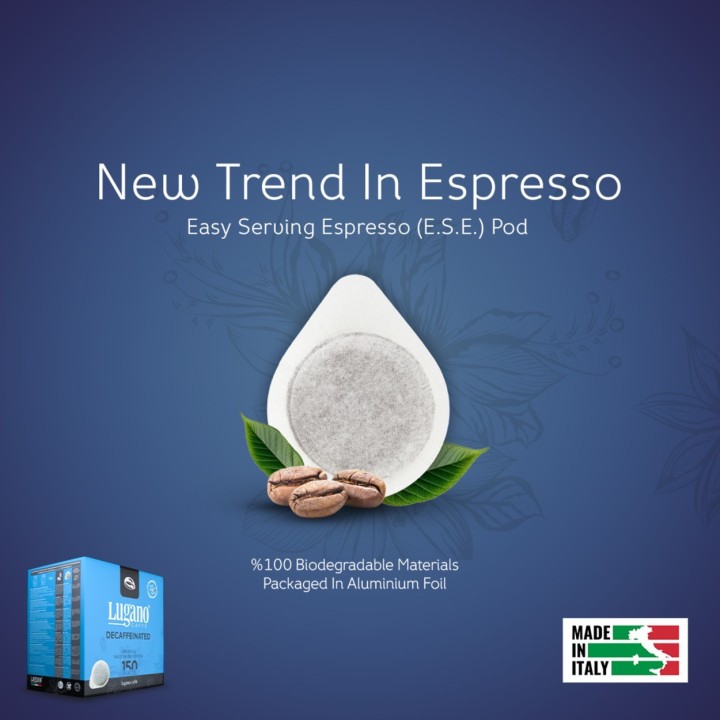Cialde E.S.E. Espresso Decaffeinato 150 pezzi