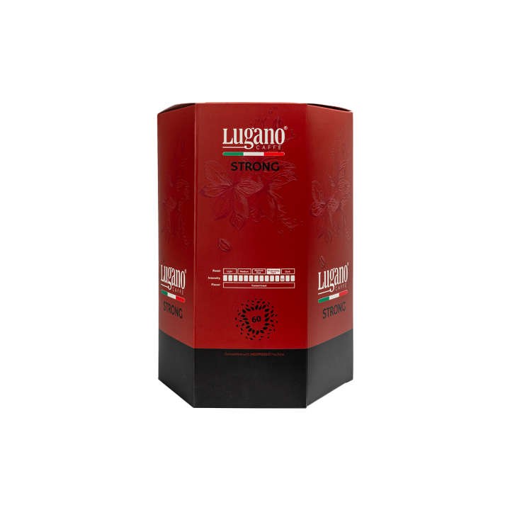 Capsule di caffè espresso forte